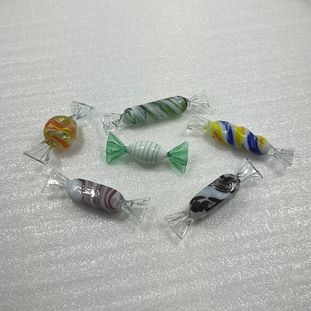 🍬Vtg Art Glass Candies🍬